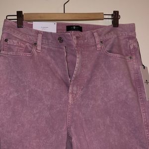 Hugh waist 7 for all mankind jeans 30